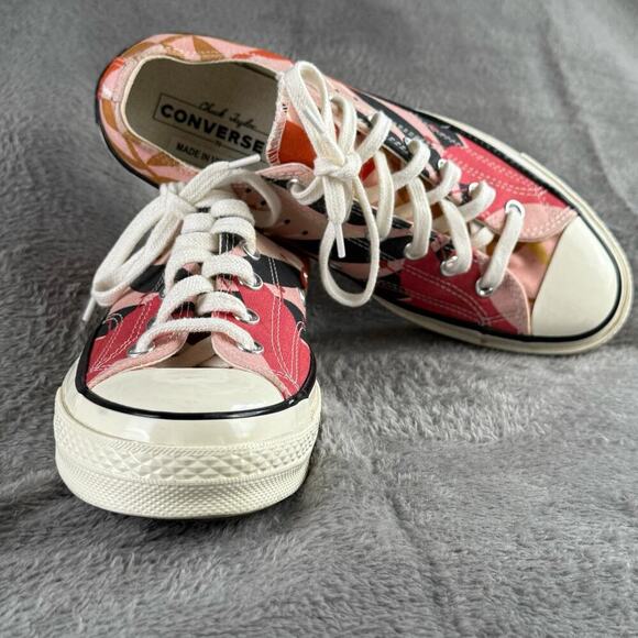 Converse Chuck 70 Womens US 10 UK‎ 8 Pink Floral Low Top Canvas Shoes Sneakers - Picture 2 of 13